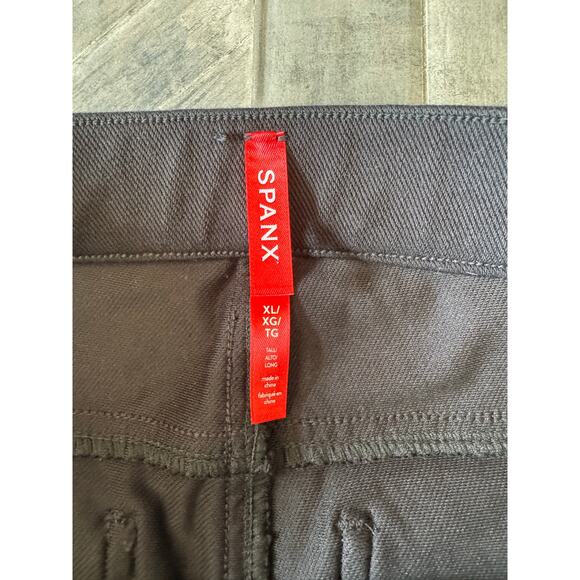 Spanx Perfect Pant Ponte Ankle Pants Size XL Tall | Thick Stretch Pull-On Style - Picture 3 of 5